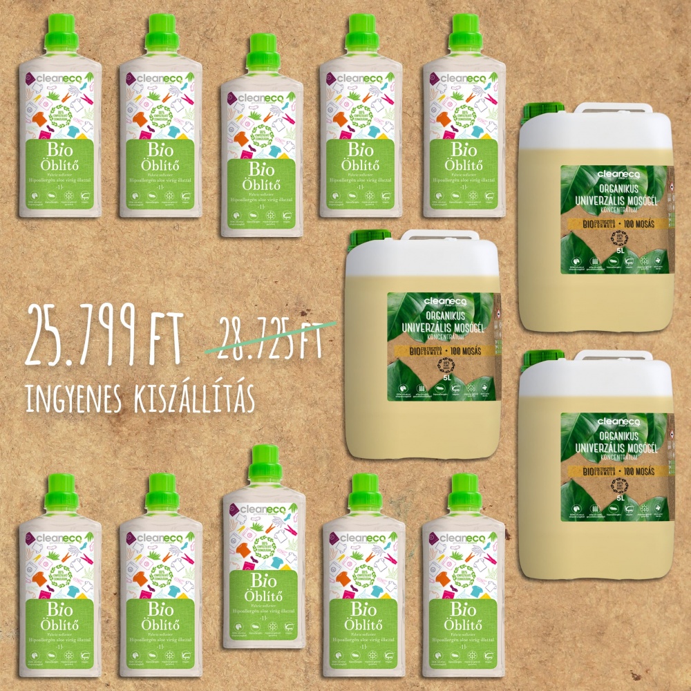Szeretek mosni + aloe öblítő csomag